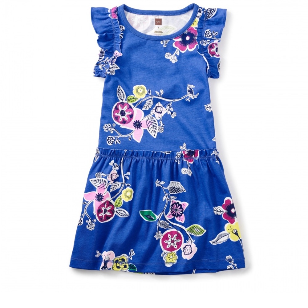 Tea Collection Morocco Majorelle Flutter Dress